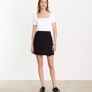 Loft Versa Crepe Drape Wrap Skirt